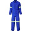 Safety Polycotton Boiler Suit - Reflective Arms Legs & Back - Yellow Tape - Image 6
