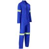 Safety Polycotton Boiler Suit - Reflective Arms Legs & Back - Yellow Tape - Image 7