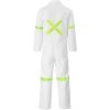 Safety Polycotton Boiler Suit - Reflective Arms Legs & Back - Yellow Tape - Image 8