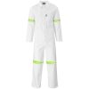 Safety Polycotton Boiler Suit - Reflective Arms Legs & Back - Yellow Tape - Image 9