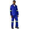 Artisan Premium 100% Cotton Jacket - Reflective Arms - Yellow Tape - Image 26