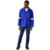 Artisan Premium 100% Cotton Jacket - Reflective Arms - Yellow Tape - Image 29