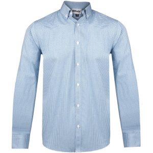 Mens Long Sleeve Edinburgh Shirt – Blue