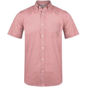 Mens Short Sleeve Edinburgh Shirt – Red