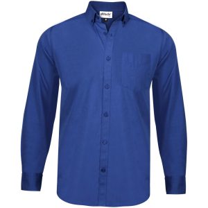 Mens Long Sleeve Viscount Shirt – Royal Blue