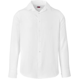 Mens Long Sleeve Wallstreet Shirt – White