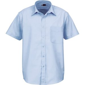 Mens Short Sleeve Washington Shirt – Blue