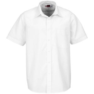 Mens Short Sleeve Washington Shirt – White