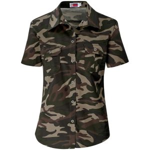 Ladies Short Sleeve Wildstone Shirt – Camouflage