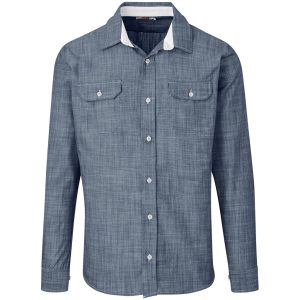Mens Long Sleeve Windsor Shirt – Navy