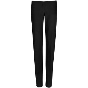 Ladies Cambridge Flat Front Pants – Black