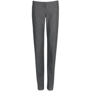 Ladies Cambridge Flat Front Pants – Grey