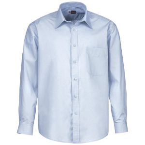 Mens Long Sleeve Washington Shirt – Blue