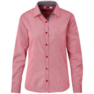 Ladies Long Sleeve Coventry Shirt – Red