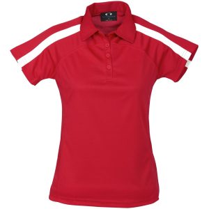 Ladies Monte Carlo Golf Shirt – Red