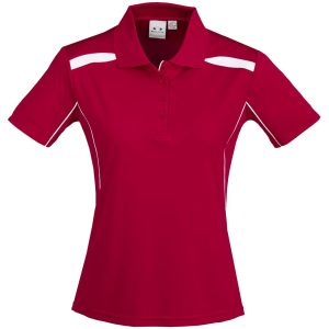 Ladies United Golf Shirt – Red