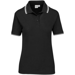 Ladies Cambridge Golf Shirt – Black
