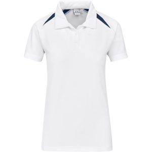 Ladies Splice Golf Shirt – White