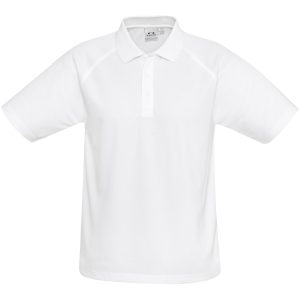 Kids Sprint Golf Shirt – White