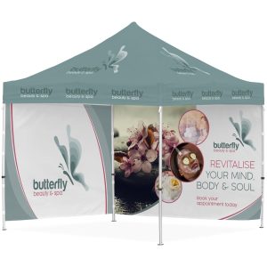 Ovation Sublimated Gazebo 3m X 3m – 2 Full-Wall Skins