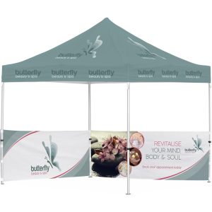 Ovation Sublimated Gazebo 3m X 3m – 2 Half-Wall Skins