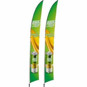 Legend 4m Arcfin Flying Banner (Set of 2)