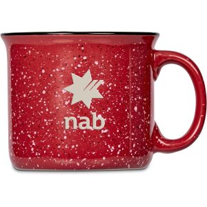Serendipio Marshall Ceramic Coffee Mug – 400ml – Red