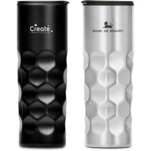 Serendipio Meteor Stainless Steel & Plastic Double-Wall Tumbler – 450ml
