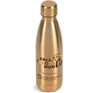 Serendipio Discovery Stainless Steel Vacuum Water Bottle – 500ml – GOLD