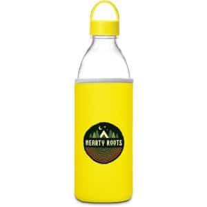 Kooshty Big Swing Neo Glass Water Bottle – 850ml – Yellow