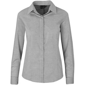 Ladies Long Sleeve Taylor Shirt – Grey