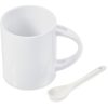 Eden Sublimation Ceramic Coffee Mug & Spoon Set - 320ml - Image 3