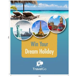 Ovation Sublimated Gazebo 1.5m X 1.5m – Full-Wall  (Excludes Hardware)