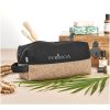 Okiyo Koruku Cork & Cotton Toiletry Bag - Image 3