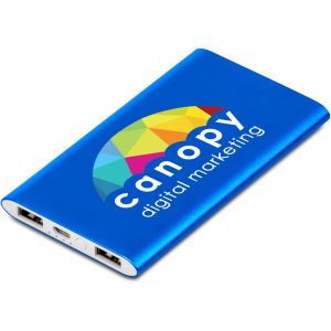 Odeon Slim Power Bank – 4,000mAh – Blue