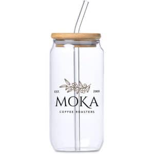 Okiyo Natsu Glass & Bamboo Tumbler & Straw – 500ml