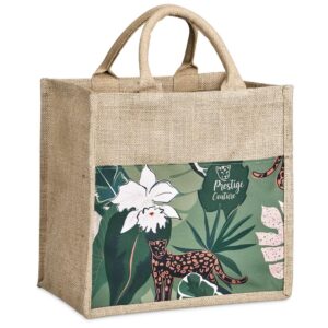 Sample Okiyo Nuri Sublimated Pocket Jute Tote