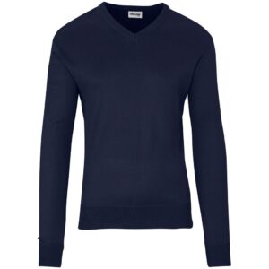 Mens Long Sleeve Peru V-Neck Jersey – Navy