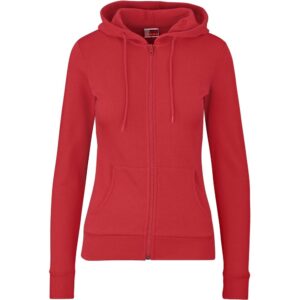 Ladies Bravo Hooded Sweater – Red