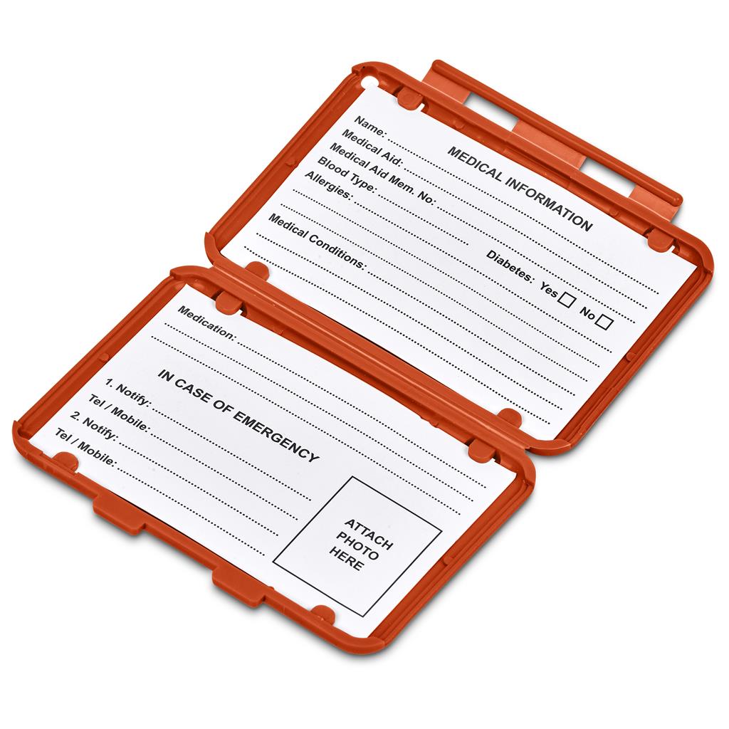 Altitude Seatbelt Medi-Wallet - Orange 4 Altitude Seatbelt Medi-Wallet - Orange - Image 4