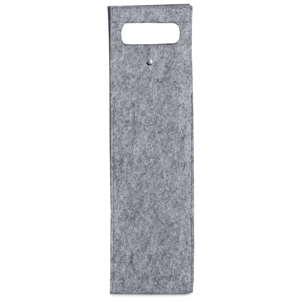 Hoppla Velto RPET Felt Single Wine Bottle Carrier 8 Hoppla Velto RPET Felt Single Wine Bottle Carrier - Image 8