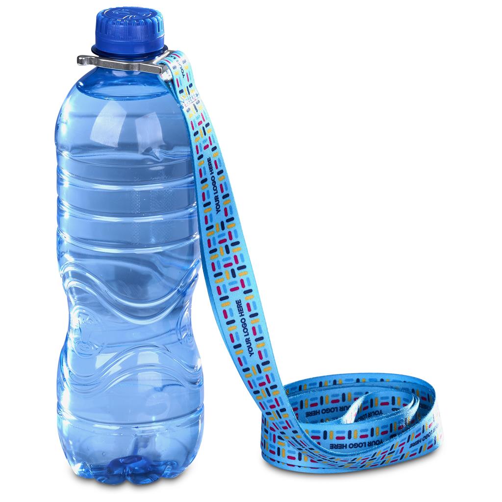 Altitude Aqua Double-Sided Crossbody Bottle Lanyard - Sample 2 Altitude Aqua Double-Sided Crossbody Bottle Lanyard - Sample - Image 2
