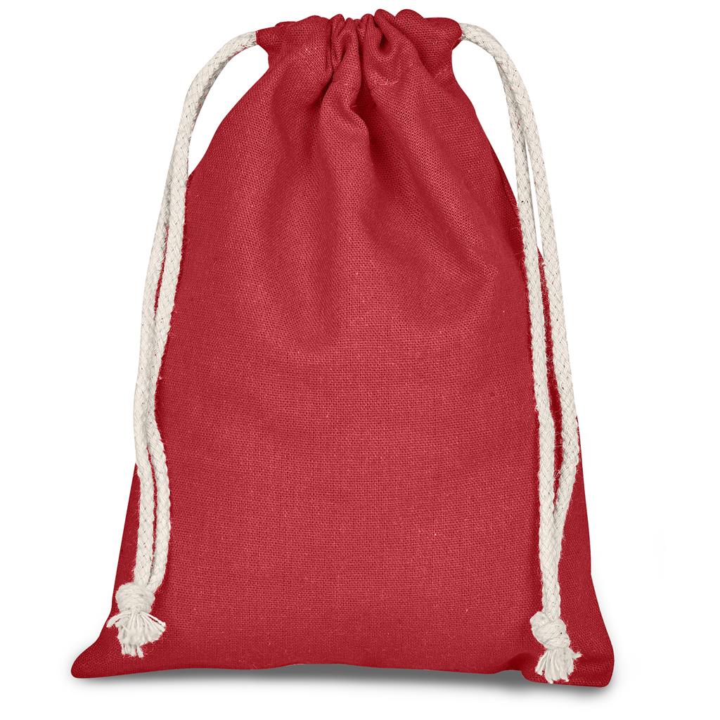 Altitude Allsorts Mini Cotton Drawstring Pouch - Red 5 BAG R NO LOGO X