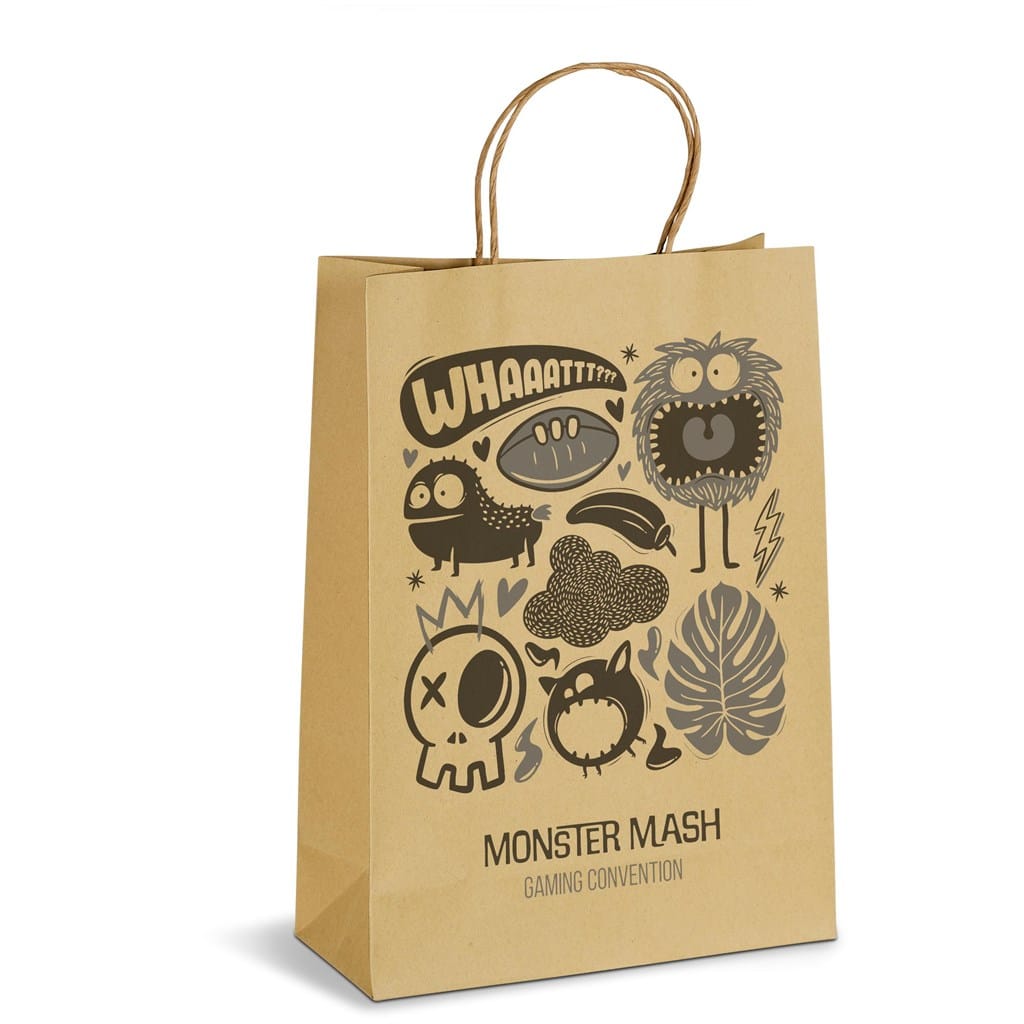 Altitude Ecological Digital Print Maxi Paper Gift Bag 150gsm 3 BG AL B BL MONSTERMASH X