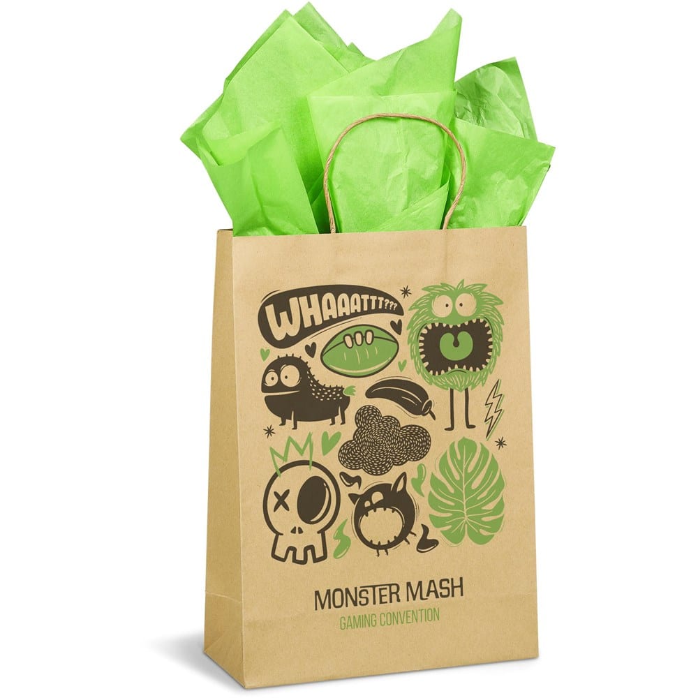 Altitude Ecological Digital Print Maxi Paper Gift Bag 150gsm 28 BG AL B L MONSTERMASH X