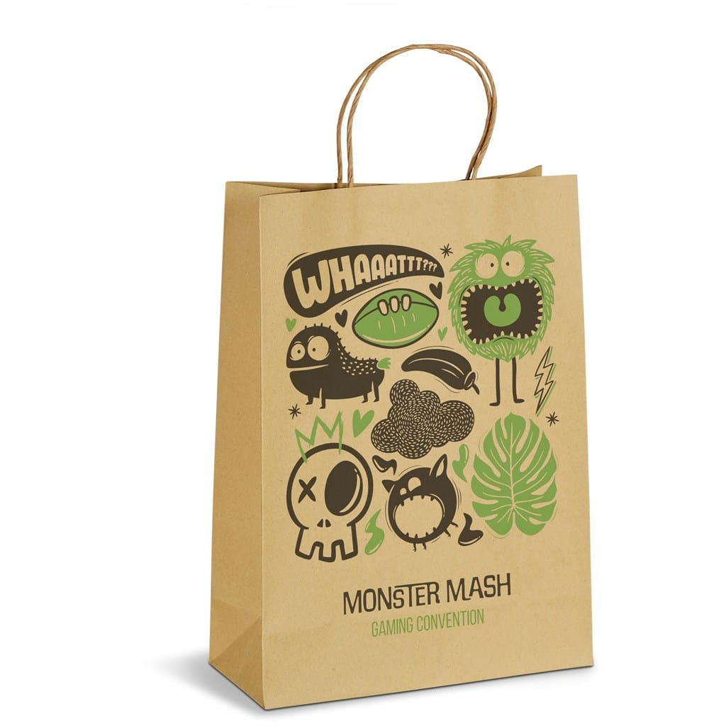 Altitude Ecological Digital Print Maxi Paper Gift Bag 150gsm 16 BG AL B L MONSTERMASH X