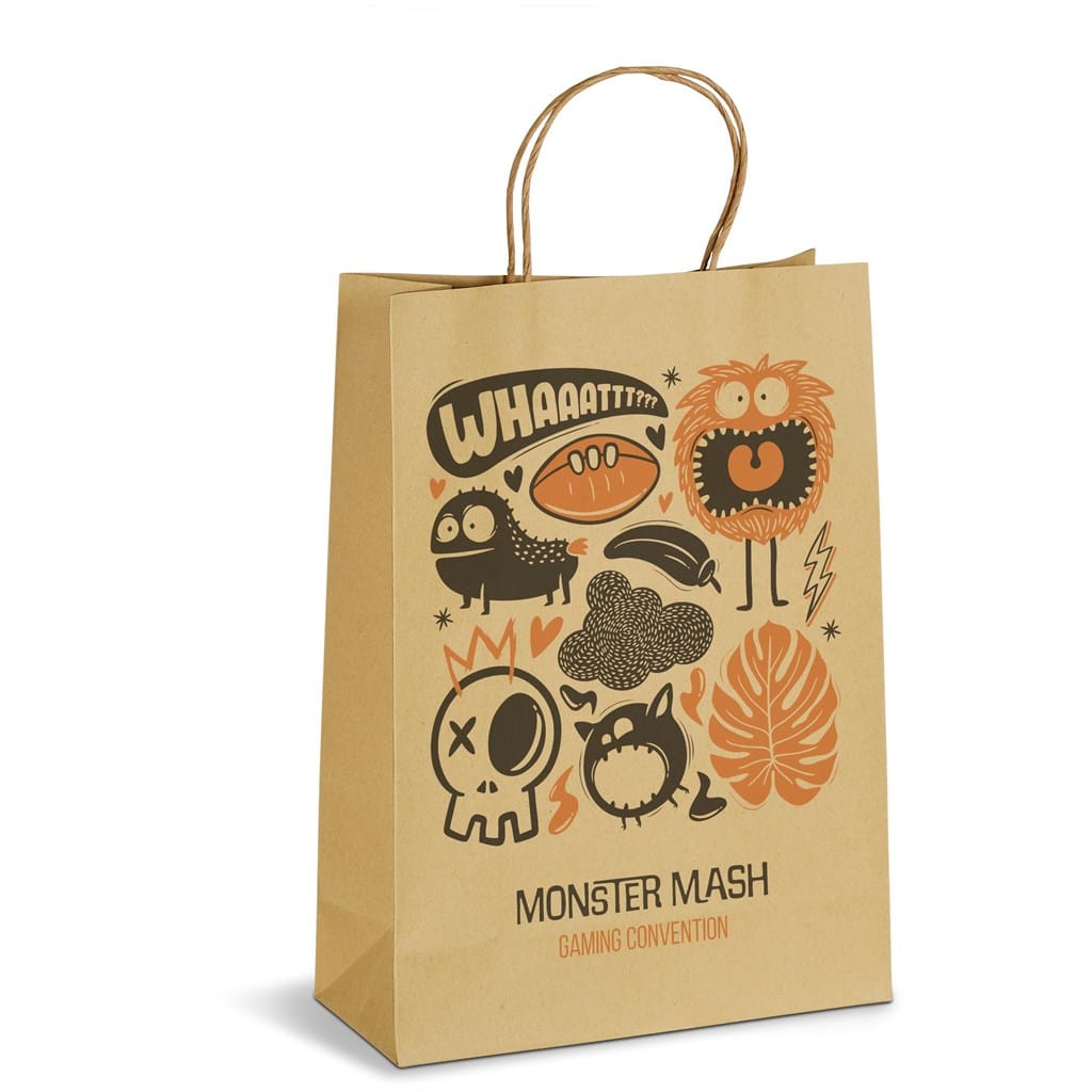 Altitude Ecological Digital Print Maxi Paper Gift Bag 150gsm 21 BG AL B O MONSTERMASH X