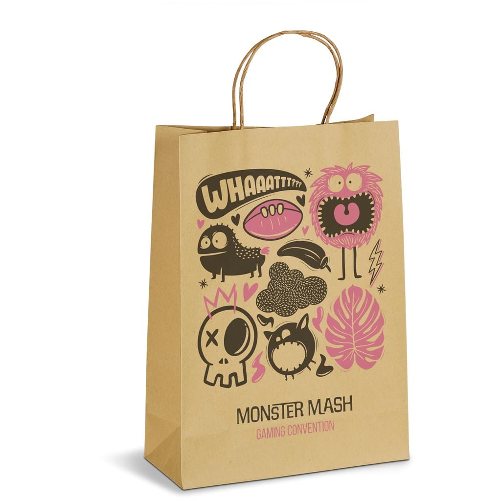 Altitude Ecological Digital Print Maxi Paper Gift Bag 150gsm 22 BG AL B PI MONSTERMASH X