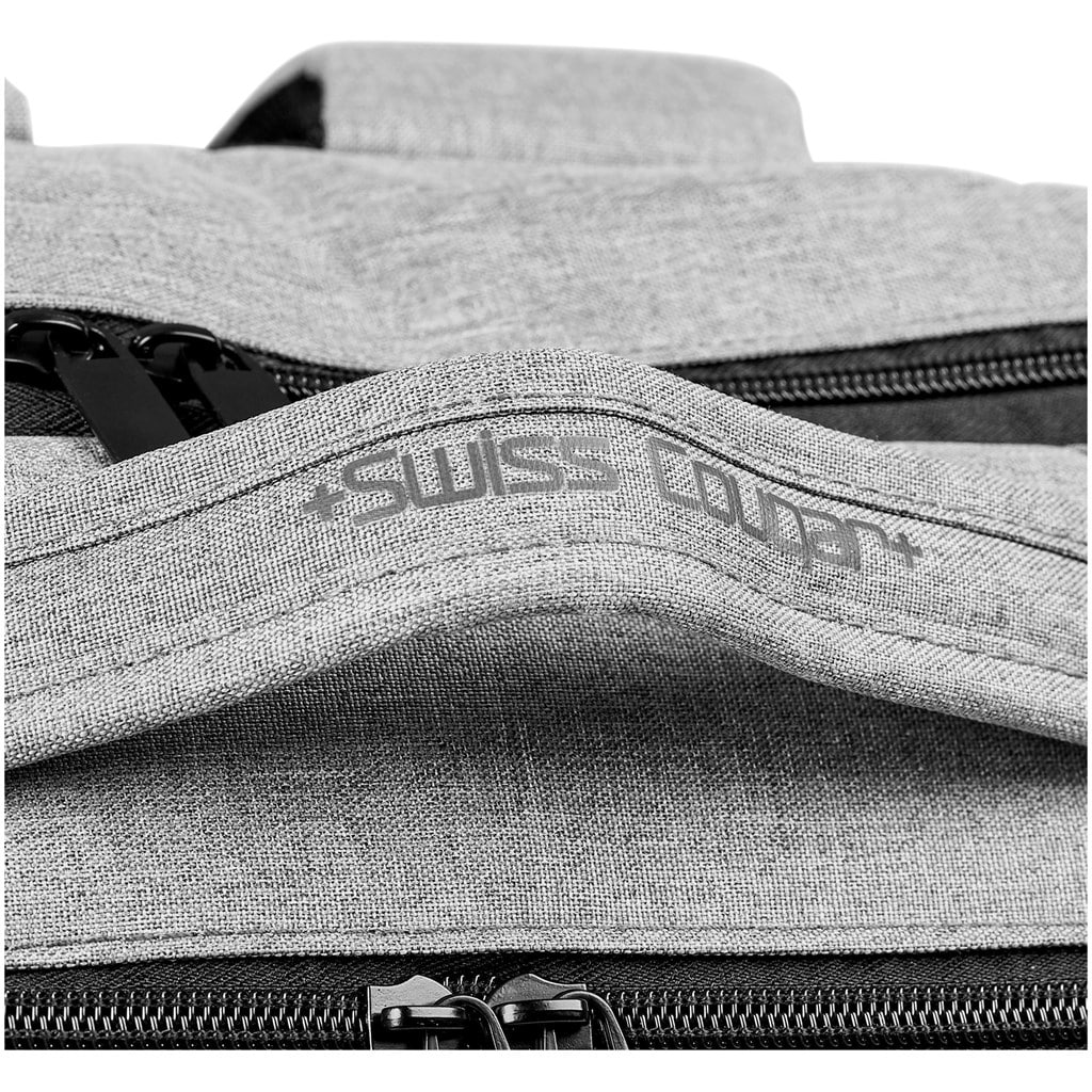 Swiss Cougar Cardiff Hybrid Laptop Backpack 19 BG SC B NO LOGO X