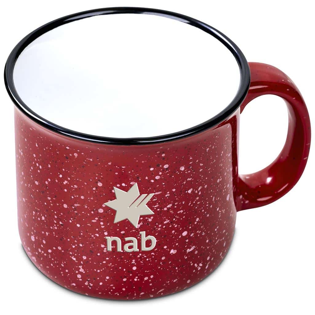 Serendipio Marshall Ceramic Coffee Mug - 400ml - Red 6 DR SD B R X